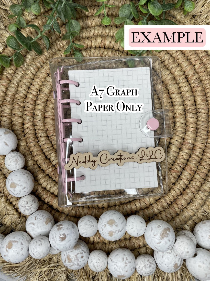 A7 Graph Refill Paper, 1 Package of 45 Sheets
