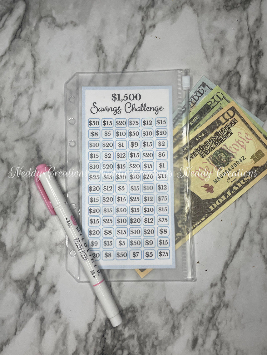 $1,500 Savings Challenge