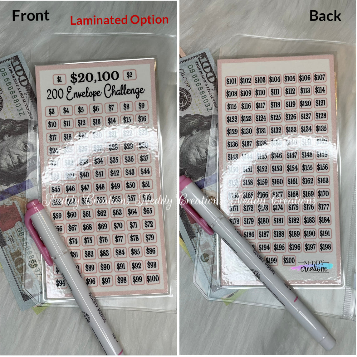 200 Envelope Savings Challenge