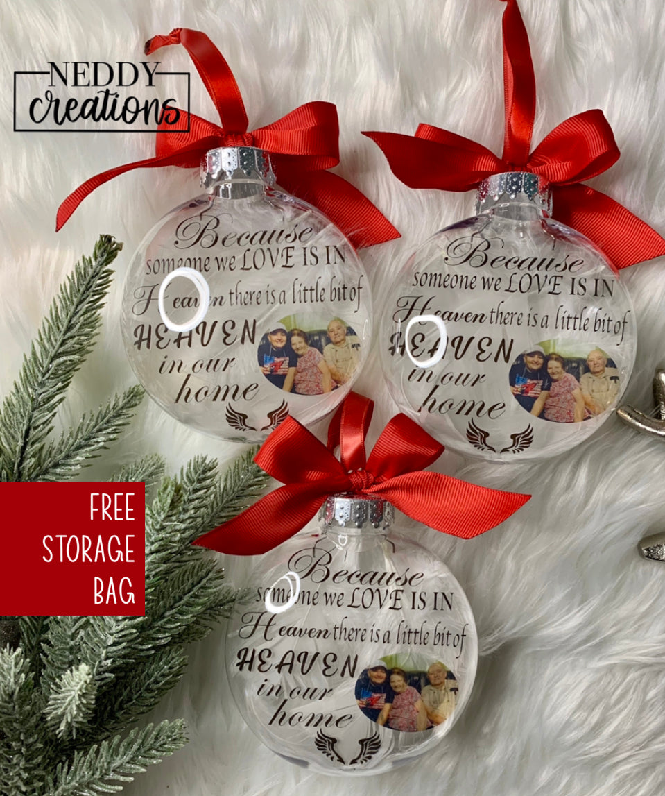 "Because Someone We Love" Memorial/Keepsake Ornament
