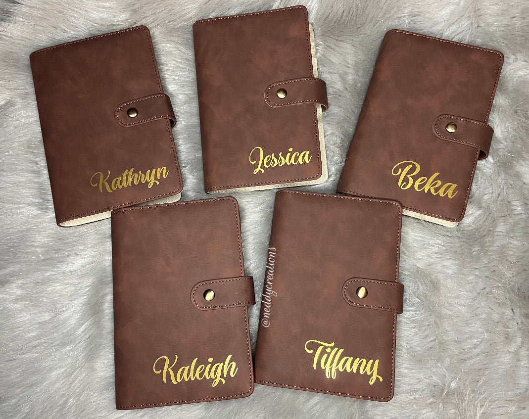 A6 Leather Budget Binder