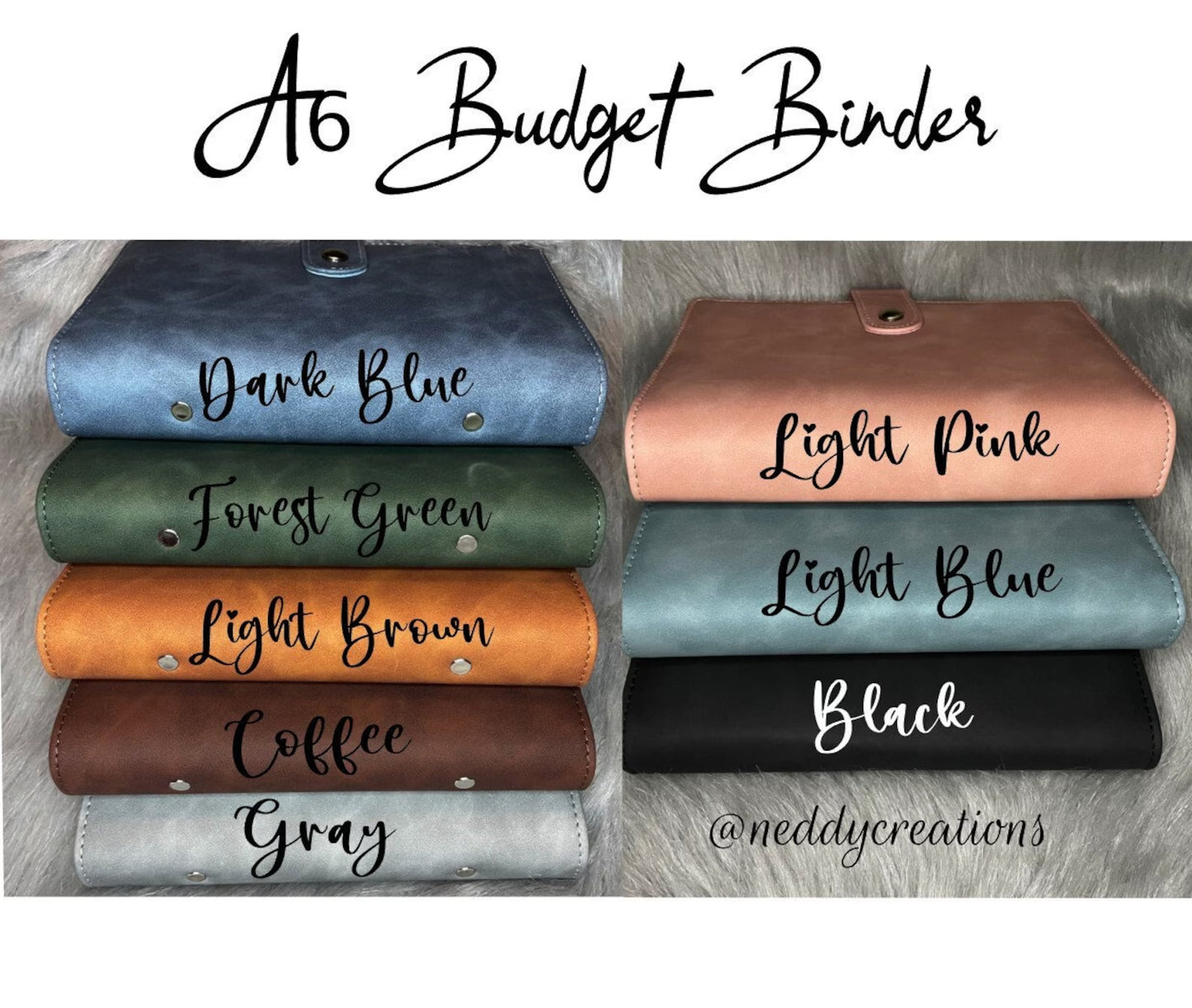 A6 Leather Budget Binder