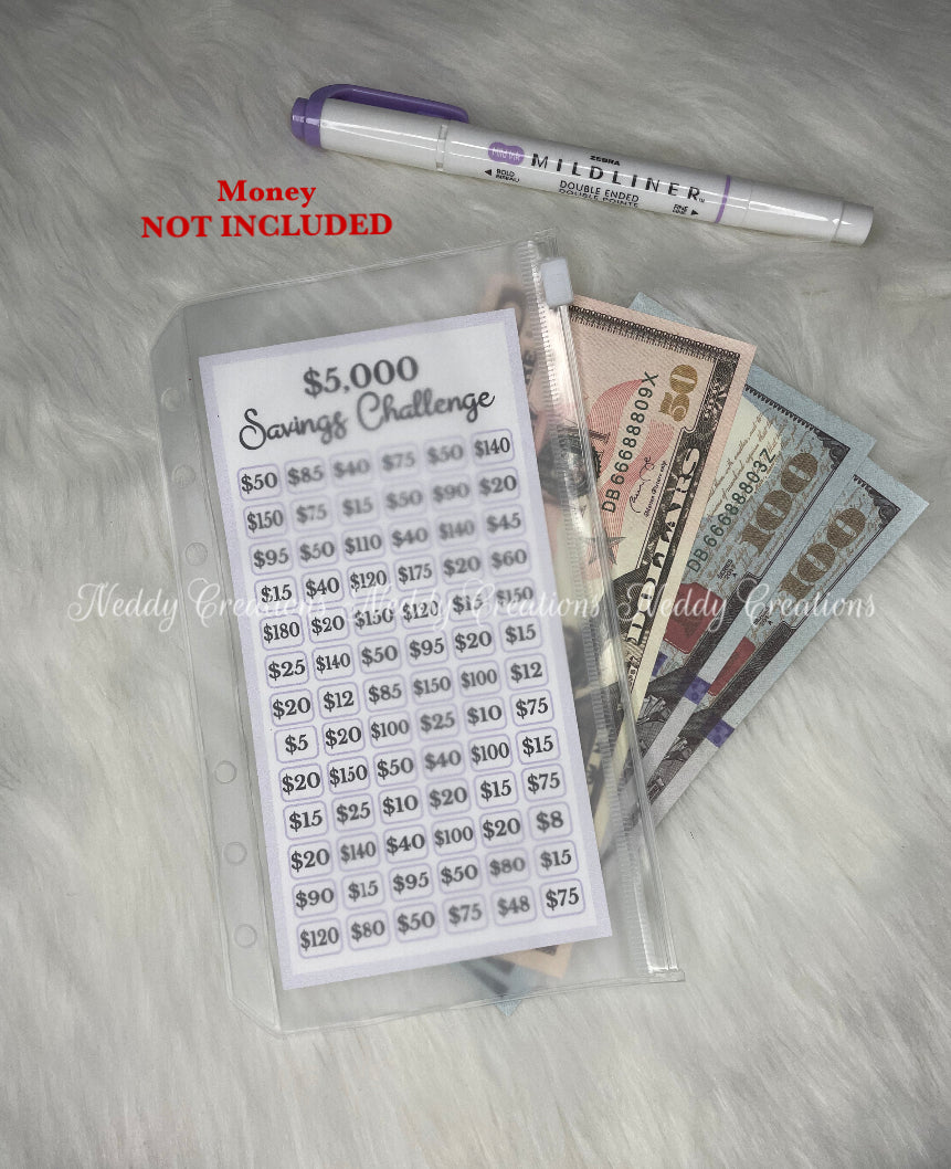 $5,000 Savings Challenge