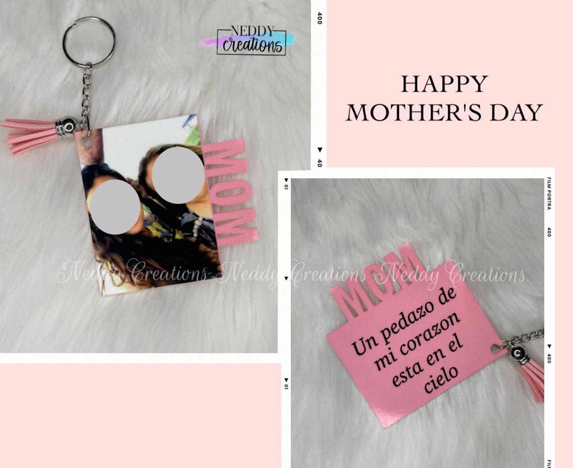 Double Sided Custom Photo Keychain