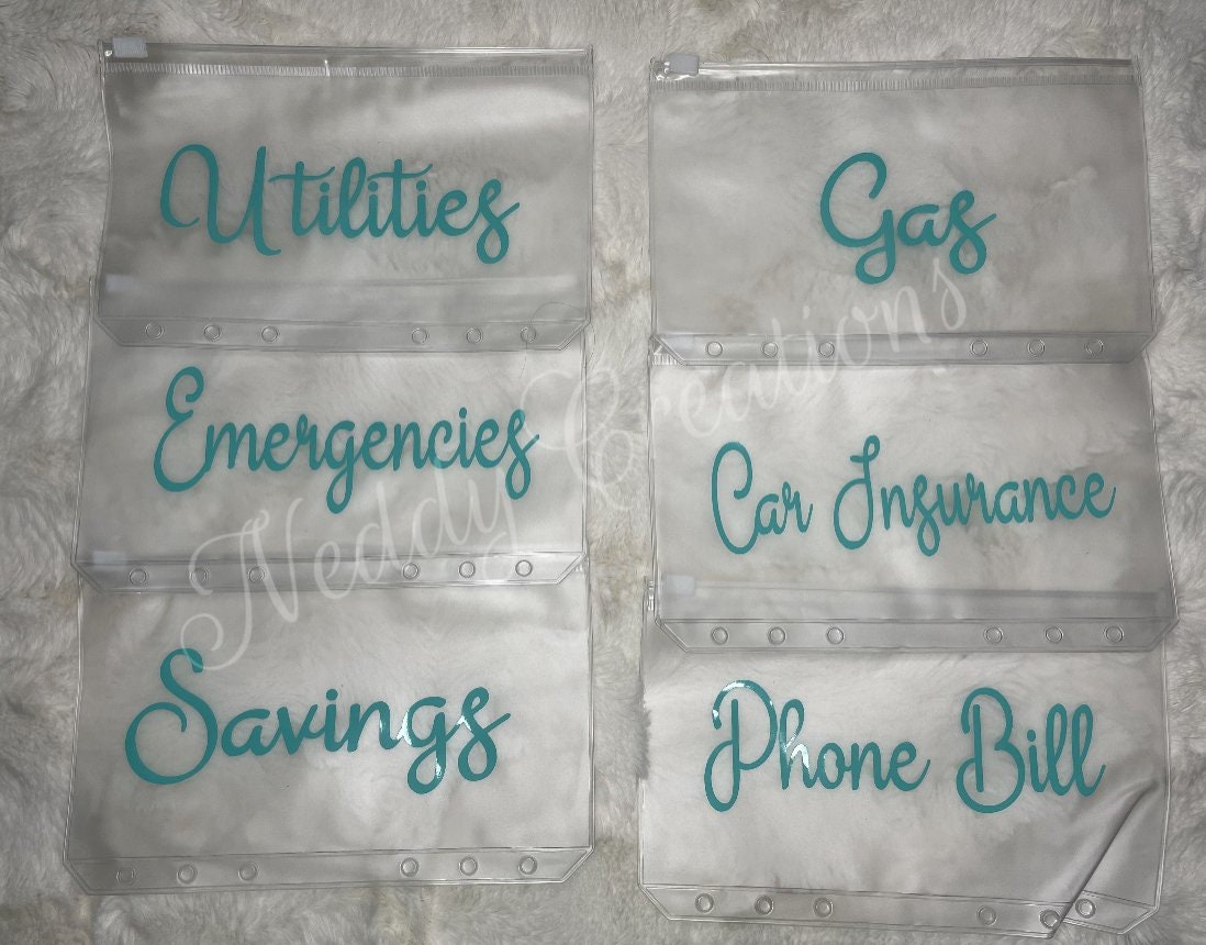 Budgeting Envelopes, Cash Envelopes, A6 Cash Envelopes, Personalized Cash Envelopes, Budget Cash Envelopes, Savings Envelopes, Money