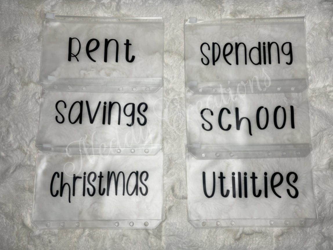 Budgeting Envelopes, Cash Envelopes, A6 Cash Envelopes, Personalized Cash Envelopes, Budget Cash Envelopes, Savings Envelopes, Money