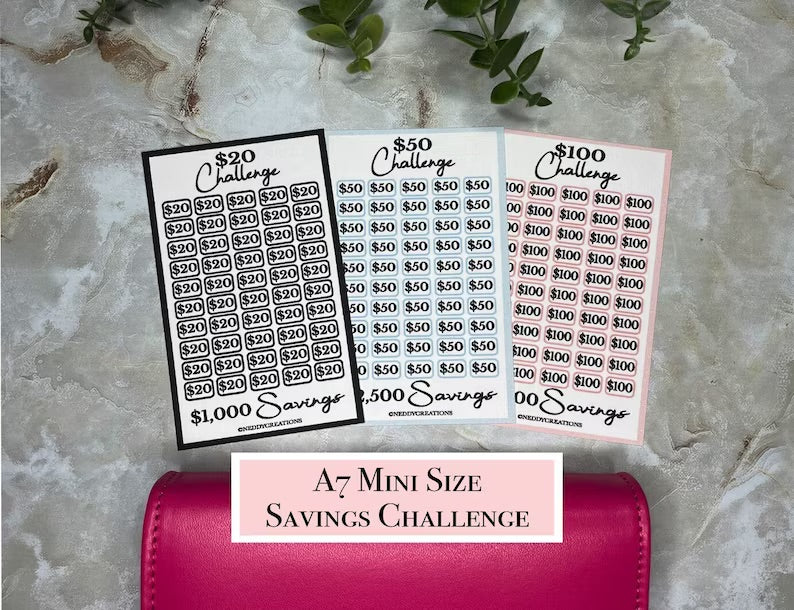 A7 Bundle Saving Challenges 20, 50 and 100